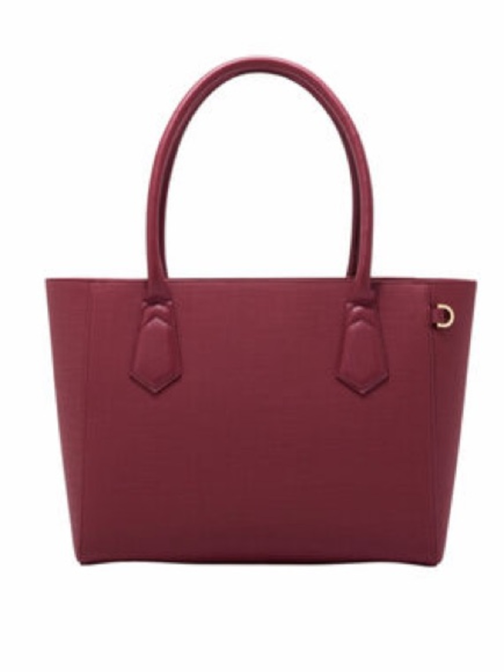 Dagne Dover Maroon Structured Tote